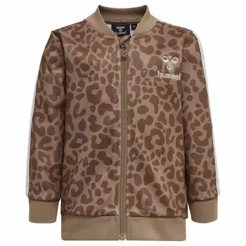 Толстовка Hummel Naomi Full Zip, коричневый