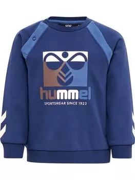 Толстовка Hummel, ночной синий/светло-голубой