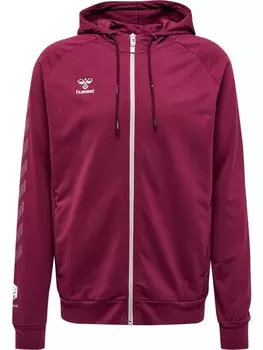 Толстовка Hummel Reiverschluss Hoodie Hmlmove Multisport Herren, цвет GRAPE WINE