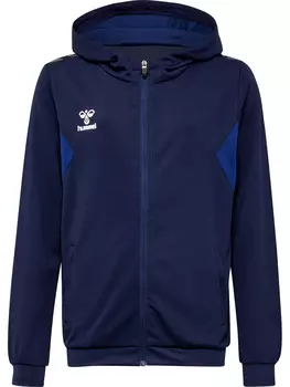 Толстовка Hummel Reiverschlussjacke Hmlauthentic Pl Zip Hoodie Kids, морской