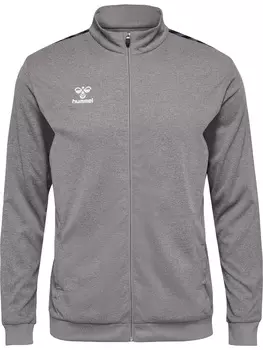 Толстовка Hummel Reiverschlussjacke Hmlauthentic Pl Zip Jacket, серый меланж