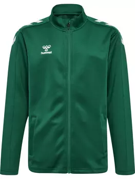 Толстовка Hummel Reiverschlussjacke Hmlcore Xk Poly Zip Sweat Kids, цвет EVERGREEN