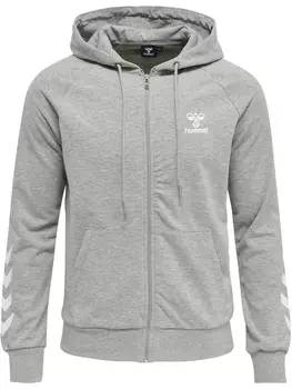 Толстовка Hummel Reiverschlussjacke Hmlisam 2.0 Zip Hoodie, серый меланж