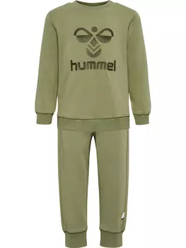 Толстовка Hummel Trainingsanzug Mit Rundhalsausschnitt Hmlarine Crewsuit, цвет OIL GREEN