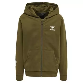 Толстовка Hummel Trece Full Zip, зеленый
