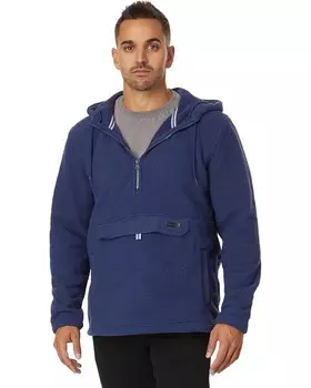 Толстовка Hurley Burrito Sherpa Anorak, цвет Midnight Aqua