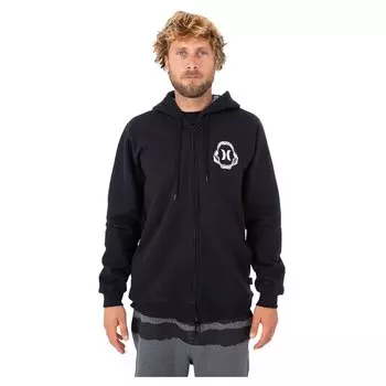 Толстовка Hurley Oceancare Back Print Full Zip, черный