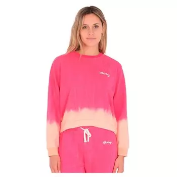 Толстовка Hurley Tie Dye Cropped, розовый