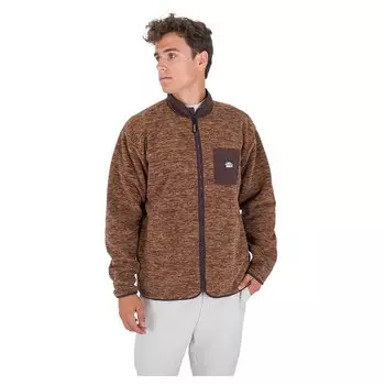 Толстовка Hurley Woodland Burrito Full Zip, коричневый