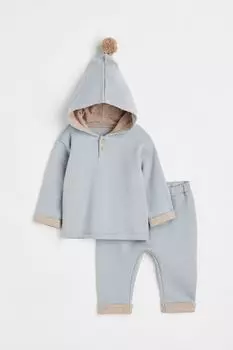 Толстовка и брюки H&amp;M, светло-серо-синий