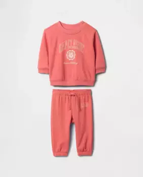 Толстовка и длинные брюки со шнурком Gap, красный