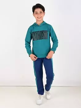 Толстовка и спортивные штаны с длинными рукавами с принтом для мальчиков Vitmo Vitamin