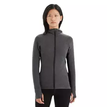 Толстовка Icebreaker Descender full zip, серый