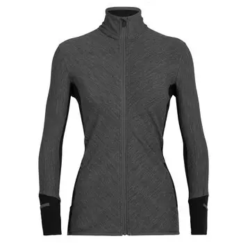Толстовка Icebreaker Descender Merino Full Zip, серый