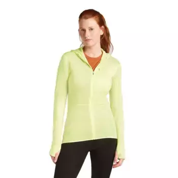 Толстовка Icebreaker Merino 200 Realfleece Descender full zip, желтый