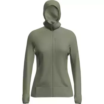 Толстовка Icebreaker Merino 260 Quantum IV full zip, зеленый