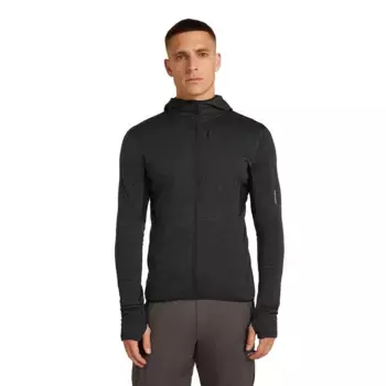 Толстовка Icebreaker Merino Blend 200 RealFleece Descender full zip, черный