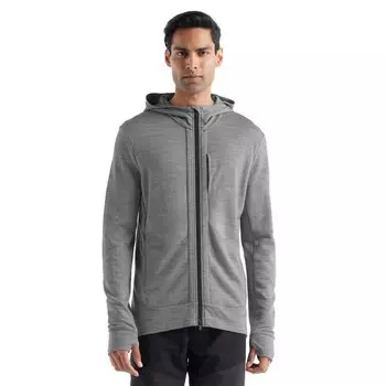 Толстовка Icebreaker Quantum III Merino Full Zip, серый