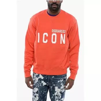 Толстовка ICON с круглым вырезом и принтом логотипа Dsquared2, Red