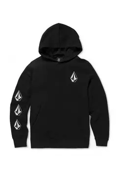 Толстовка ICONIC STONE PO Volcom, цвет black