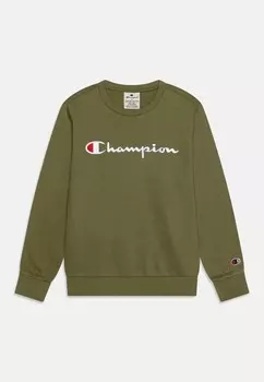 Толстовка ICONS CREWNECK CONTRAST LOGO UNISEX Champion, зеленый