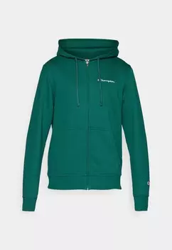 Толстовка ICONS FULL ZIP HOODIE SMALL LOGO Champion, темно-зеленый