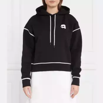 Толстовка Ikonik 2.0 стандартного кроя Karl Lagerfeld, черный