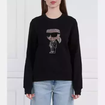 Толстовка Ikonik 2.0 стандартного кроя Karl Lagerfeld, черный