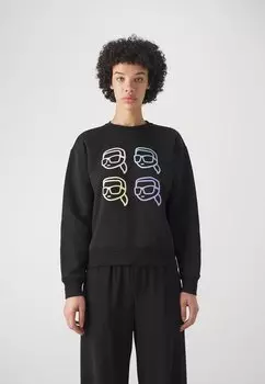 Толстовка IKONIK OUTLINE KARL LAGERFELD, черный