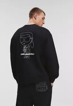 Толстовка IKONIK OUTLINE KARL LAGERFELD, черный