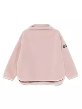 Толстовка Il Gufo из флиса с высоким воротом, розовый