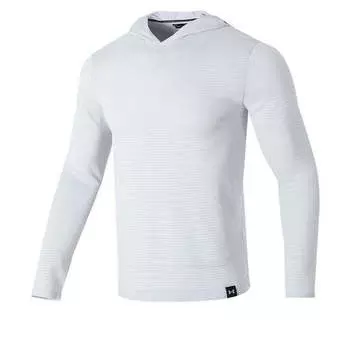 Толстовка intelliknit wind hoodie 'white' Under Armour, белый