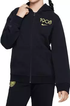 Толстовка Inter Milan Club на молнии Nike, черный