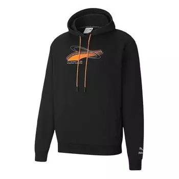 Толстовка international graphic hoodie 'black' Puma, черный