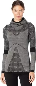 Толстовка Intraknit Merino 250 с термоузором Smartwool, цвет Black Plaid