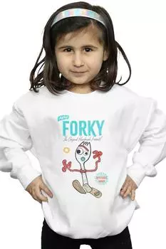 Толстовка «История игрушек 4» Forky «Друг ручной работы» Disney, белый