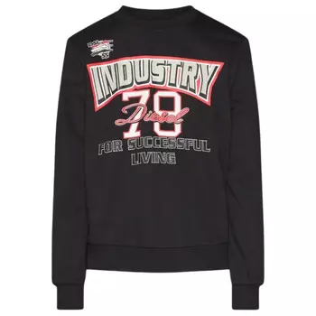 Толстовка it с логотипом industry 78 Diesel, черный