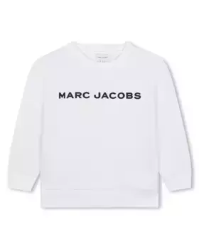 Толстовка из 100 % хлопка с круглым вырезом Marc Jacobs, белый