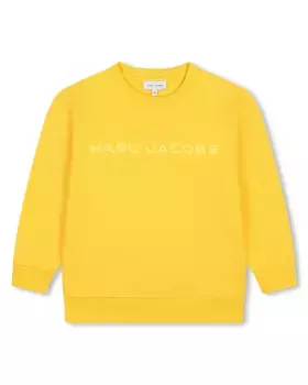 Толстовка из 100 % хлопка с круглым вырезом Marc Jacobs, желтый