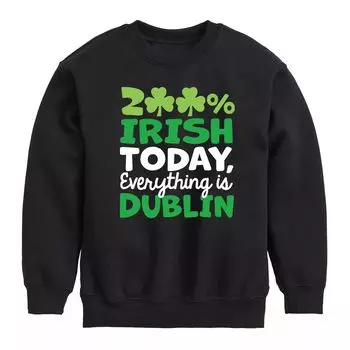 Толстовка из 200% флиса с рисунком Irish Dublin для мальчиков 8–20 лет Licensed Character