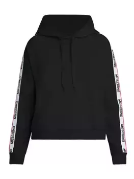 Толстовка из эластичного хлопка Moschino, черный