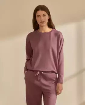 Толстовка из атласа сбоку nfasis, цвет Ciruela