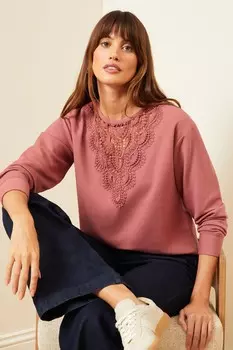 Толстовка из джерси Love & Roses, розовый