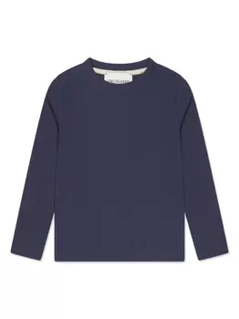 Толстовка из джерси с логотипом TRUSSARDI JUNIOR, синий