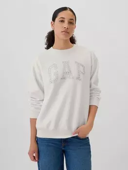 Толстовка из флиса оверсайз Gap, бежевый