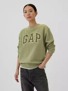 Толстовка из флиса оверсайз Gap, зеленый