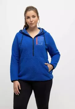 Толстовка из флиса Ulla Popken, синий