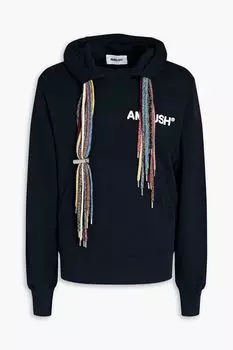 Толстовка из французской махровой ткани с принтом AMBUSH, синий