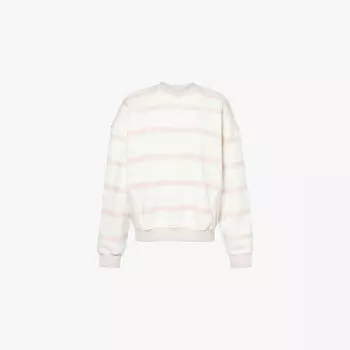 Толстовка из хлопчатобумажной трикотажной ткани с принтом «Gummy Stripes» Sisters & Seekers, белый