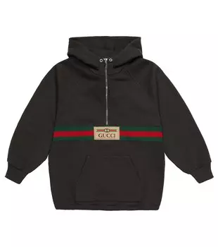 Толстовка из хлопка Gucci, серый